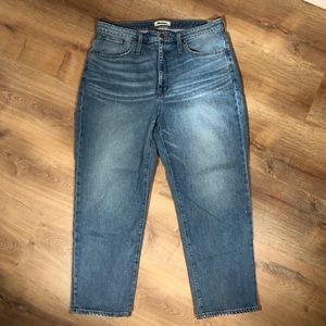 Madewell Curvy Classic Straight Jeans Sz 33